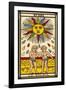 Tarot: 19 Le Soleil, The Sun-null-Framed Photographic Print