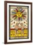 Tarot: 19 Le Soleil, The Sun-null-Framed Photographic Print