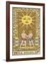 Tarot: 19 Le Soleil, The Sun-Oswald Wirth-Framed Photographic Print