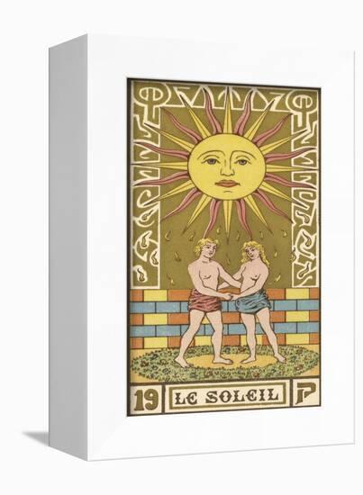 Tarot: 19 Le Soleil, The Sun-Oswald Wirth-Framed Photographic Print