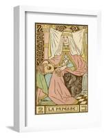 Tarot: 2 La Papesse, The Female Pope-Oswald Wirth-Framed Photographic Print