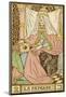 Tarot: 2 La Papesse, The Female Pope-Oswald Wirth-Mounted Photographic Print