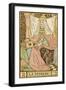 Tarot: 2 La Papesse, The Female Pope-Oswald Wirth-Framed Photographic Print