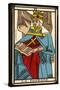 Tarot: 2 La Papesse, The Female Pope-null-Stretched Canvas