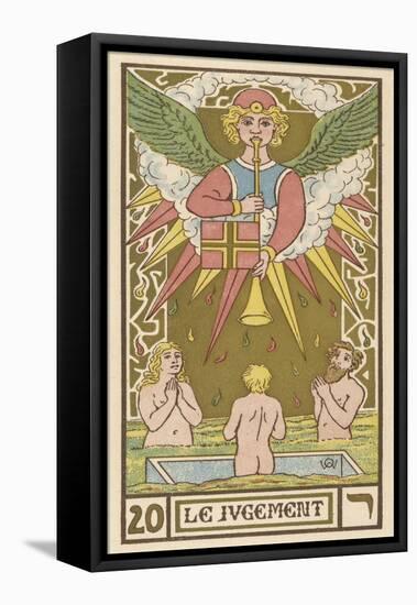 Tarot: 20 Le Jugement, The Judgment-Oswald Wirth-Framed Stretched Canvas