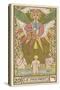 Tarot: 20 Le Jugement, The Judgment-Oswald Wirth-Stretched Canvas