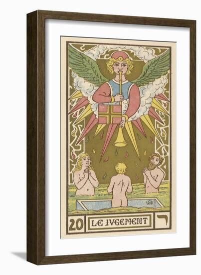 Tarot: 20 Le Jugement, The Judgment-Oswald Wirth-Framed Art Print