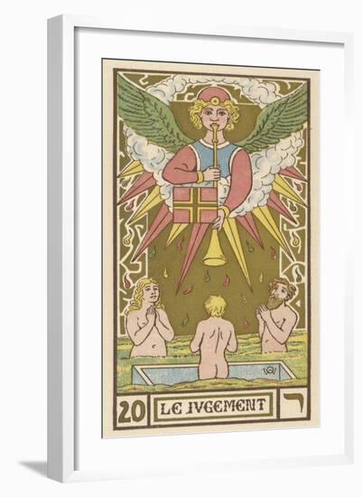 Tarot: 20 Le Jugement, The Judgment-Oswald Wirth-Framed Art Print