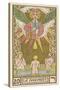 Tarot: 20 Le Jugement, The Judgment-Oswald Wirth-Stretched Canvas