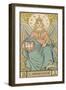 Tarot: 3 L'Imperatrice, The Empress-Oswald Wirth-Framed Photographic Print