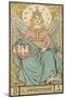 Tarot: 3 L'Imperatrice, The Empress-Oswald Wirth-Mounted Photographic Print