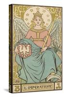 Tarot: 3 L'Imperatrice, The Empress-Oswald Wirth-Stretched Canvas