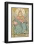 Tarot: 3 L'Imperatrice, The Empress-Oswald Wirth-Framed Photographic Print