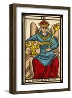 Tarot: 3 L'Imperatrice, The Empress-null-Framed Art Print