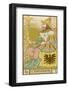 Tarot: 4 L'Empereur, The Emperor-Oswald Wirth-Framed Photographic Print