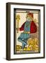 Tarot: 4 L'Empereur, The Emperor-null-Framed Art Print