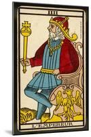 Tarot: 4 L'Empereur, The Emperor-null-Mounted Art Print