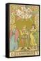 Tarot: 6 L'Amoureux, The Lover-Oswald Wirth-Framed Stretched Canvas