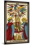 Tarot: 6 L'Amoureux, The Lover-null-Mounted Art Print