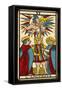 Tarot: 6 L'Amoureux, The Lover-null-Framed Stretched Canvas