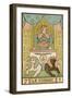 Tarot: 7 Le Chariot-Oswald Wirth-Framed Photographic Print