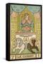 Tarot: 7 Le Chariot-Oswald Wirth-Framed Stretched Canvas