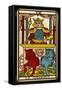 Tarot: 7 Le Chariot-null-Framed Stretched Canvas