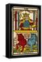 Tarot: 7 Le Chariot-null-Framed Stretched Canvas