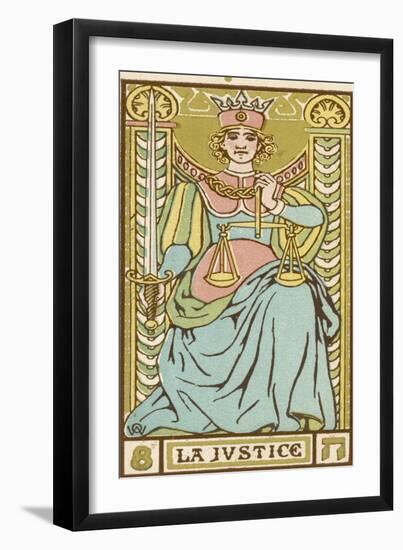 Tarot: 8 La Justice-Oswald Wirth-Framed Photographic Print