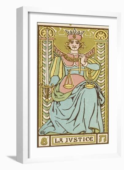 Tarot: 8 La Justice-Oswald Wirth-Framed Photographic Print