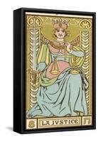 Tarot: 8 La Justice-Oswald Wirth-Framed Stretched Canvas