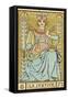 Tarot: 8 La Justice-Oswald Wirth-Framed Stretched Canvas
