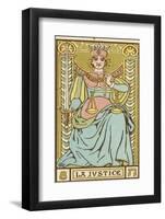 Tarot: 8 La Justice-Oswald Wirth-Framed Photographic Print