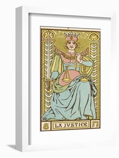 Tarot: 8 La Justice-Oswald Wirth-Framed Photographic Print