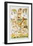 Tarot Card Depicting Chariot, 16th Century, Italy-null-Framed Giclee Print