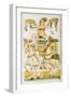 Tarot Card Depicting Chariot, 16th Century, Italy-null-Framed Giclee Print