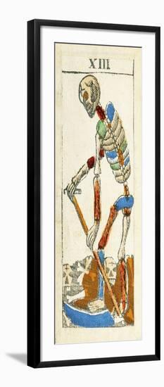 Tarot Card Depicting Death, 16th Century, Italy-null-Framed Giclee Print