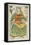 Tarot Card Depicting Empress, 16th Century, Italy-null-Framed Stretched Canvas