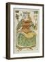 Tarot Card Depicting Empress, 16th Century, Italy-null-Framed Giclee Print