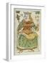 Tarot Card Depicting Empress, 16th Century, Italy-null-Framed Giclee Print