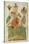 Tarot Card Depicting Hierophant, 16th Century, Italy-null-Stretched Canvas