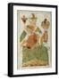 Tarot Card Depicting Hierophant, 16th Century, Italy-null-Framed Giclee Print