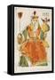 Tarot Card Depicting High Priestess, 16th Century, Italy-null-Framed Stretched Canvas