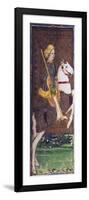 Tarot Card Depicting Knight of Wands-null-Framed Giclee Print