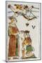 Tarot Card Depicting Lovers, 16th Century, Italy-null-Mounted Giclee Print