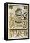 Tarot Card Depicting Magician, 16th Century, Italy-null-Framed Stretched Canvas