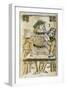 Tarot Card Depicting Magician, 16th Century, Italy-null-Framed Giclee Print