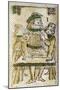 Tarot Card Depicting Magician, 16th Century, Italy-null-Mounted Giclee Print