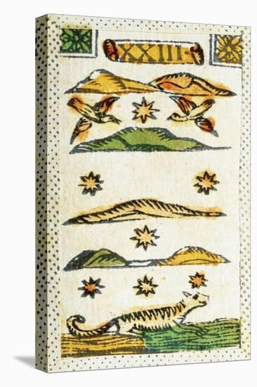Tarot Card Depicting Star, 16th Century, Italy-null-Stretched Canvas