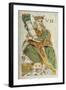 Tarot Card Depicting Strength, 16th Century, Italy-null-Framed Giclee Print